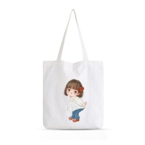 Imprinted Y2K Zipper Tote