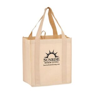 Imprinted Y2K Heavy Grocery Bags W/ Loop
