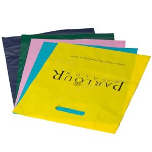 Imprinted Color Patch Handle Bags